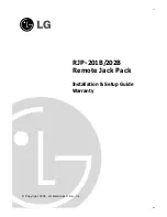 Preview for 1 page of LG 202B Installation And Setup Manual