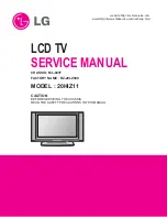 Предварительный просмотр 2 страницы LG 20HIZ11 Service Manual