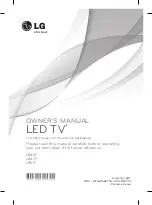 Preview for 1 page of LG 20LB455A.AMQ Owner'S Manual