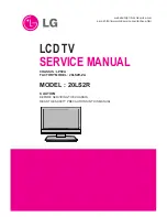 Предварительный просмотр 1 страницы LG 20LS2R Series Service Manual