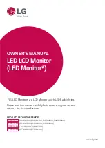 LG 20MK4 Series Owner'S Manual предпросмотр