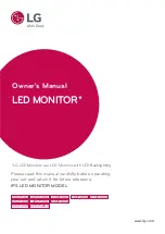 Предварительный просмотр 1 страницы LG 20MP48A Owner'S Manual