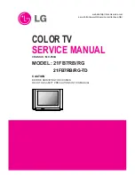 Предварительный просмотр 1 страницы LG 21FB7RB/RG Service Manual