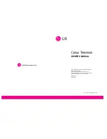 Preview for 1 page of LG 21FU1 Series Owner'S Manual