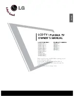 Предварительный просмотр 1 страницы LG 22/26LG1 Series Owner'S Manual