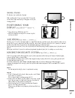 Предварительный просмотр 19 страницы LG 22/26LG1 Series Owner'S Manual