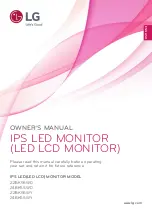 LG 22BK55WD Owner'S Manual предпросмотр