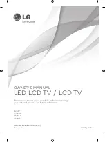 Предварительный просмотр 1 страницы LG 22CS46 Series Owner'S Manual