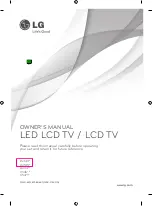 Предварительный просмотр 3 страницы LG 22CS470-TA.ATGGLBL Owner'S Manual