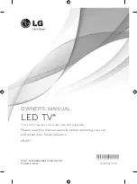 Предварительный просмотр 4 страницы LG 22LB4500-ZB Owner'S Manual