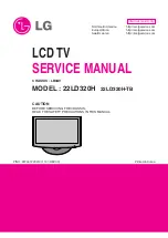 LG 22LD320H-TB Service Manual предпросмотр