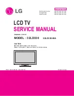 LG 22LD330 Service Manual предпросмотр