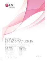 Preview for 1 page of LG 22LD350-DB Owner'S Manual