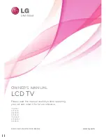 Предварительный просмотр 2 страницы LG 22LD350C Owner'S Manual