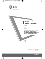 Предварительный просмотр 3 страницы LG 22LF15R Owner'S Manual