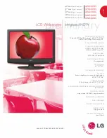 Preview for 1 page of LG 22LG30DC Brochure & Specs