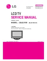 Предварительный просмотр 1 страницы LG 22LG3100 Service Manual