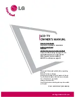 Preview for 1 page of LG 22LG3DCH Owner'S Manual