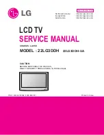 LG 22LG3DDH Service Manual предпросмотр