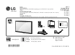 LG 22LJ4540 Easy Setup Manual preview