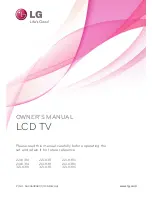 Предварительный просмотр 1 страницы LG 22LK310 Owner'S Manual