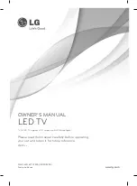 Предварительный просмотр 4 страницы LG 22LN45 Series Owner'S Manual