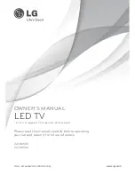 LG 22LN4500 Owner'S Manual preview