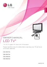 LG 22LN549M Owner'S Manual предпросмотр