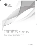 Предварительный просмотр 7 страницы LG 22LS3500-ZA Owner'S Manual