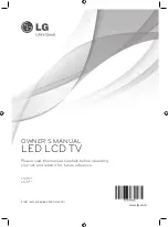 Предварительный просмотр 1 страницы LG 22LS3700-TB.ATAGLBL Owner'S Manual