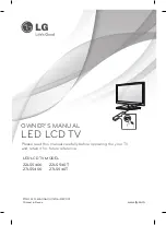 Preview for 3 page of LG 22LS5400 Owner'S Manual