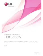 Предварительный просмотр 1 страницы LG 22LT360C-ZA Owner'S Manual