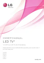 LG 22LW75 Series Owner'S Manual предпросмотр