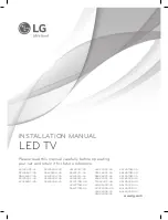 LG 22LX330C-UA Installation Manual preview