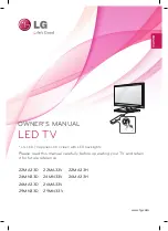 Preview for 1 page of LG 22MA33D Owner'S Manual