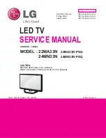 Предварительный просмотр 1 страницы LG 22MA33N Service Manual