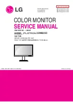 Предварительный просмотр 1 страницы LG 22MB35DI Service Manual