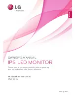 Предварительный просмотр 1 страницы LG 22MP65VQ Owner'S Manual