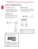 Предварительный просмотр 10 страницы LG 22MP65VQ Owner'S Manual