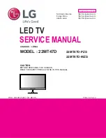 LG 22MT47D Service Manual предпросмотр