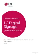 Preview for 1 page of LG 22SM3B Owner'S Manual