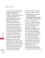 Preview for 103 page of LG 230 (Spanish) Manual Del Propietario