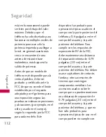 Preview for 113 page of LG 230 (Spanish) Manual Del Propietario