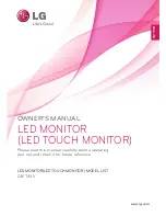 Предварительный просмотр 1 страницы LG 23ET83V Owner'S Manual