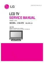 LG 23LS7D Service Manual предпросмотр