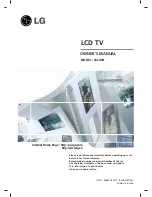 Предварительный просмотр 1 страницы LG 23LX2R Owner'S Manual