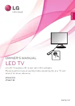 Предварительный просмотр 1 страницы LG 23MA73D Owner'S Manual