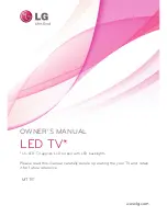 Предварительный просмотр 1 страницы LG 23MT75D Owner'S Manual