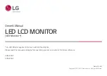 Preview for 1 page of LG 24BL650C Owner'S Manual