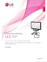 Предварительный просмотр 1 страницы LG 24LN451B Owner'S Manual